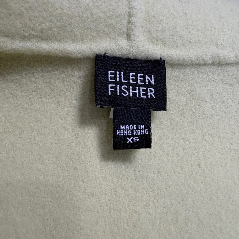 Y2K Eileen Fisher 2 Pc Set Jacket Tank Light Pistachio Merino Wool Hong‎ Kong XS